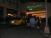 073 - Costumers outside Holiday Inn